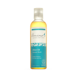 Amina's Natural Skincare Organic Olive Oil Shower Wash for Everyday Use For All The Family