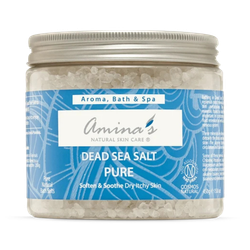 Amina's Natural Skincare Pure Natural Bath Dead Sea Salts 450g