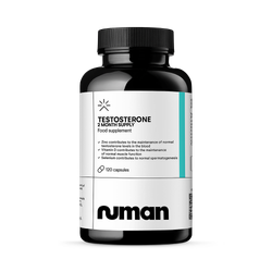 Numan Testosterone Pro - Maca Root, Tribulus Terrestris, Zinc, Ginseng - Testosterone Supplements for Men, Essential Vitamins & Minerals - 1100mg per Serving - 120 Capsules