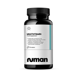 Numan Multivitamin Tablets for Adults Under 50 | 22 Vitamins & Minerals with CoQ10, Vitamin A, C, D, E, K, Magnesium & Zinc | Daily Nutritional Support for Energy & Immunity | 30 Tablets