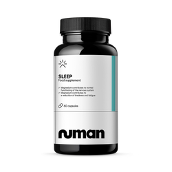 Numan Sleep Deep Support – 60 Vegan Capsules with Chamomile, L-Theanine, Magnesium Citrate - Night-time Support, Made in UK