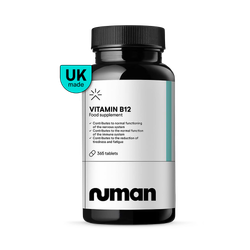 Numan Vitamin B12 Tablets High Strength – 1000mcg - B12 Vitamin - 365 Easy to Swallow Capsules - 1 Year Supply - B12 Supplement - Energy Supplements