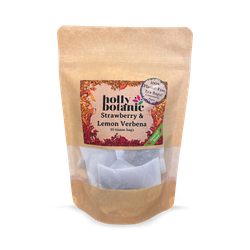 Holly Botanic Strawberry & Lemon Verbena Tisane | 30 Tea Bags