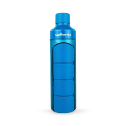 Supplement Place YOS Bottle | Pill Box & Water Bottle in One! | Pink
