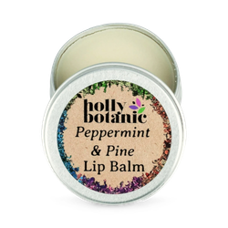 Holly Botanic Natural Lip Balm | Peppermint & Pine | 14g