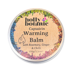 Holly Botanic Natural Warming Body Balm | With Capsaicin | 95g