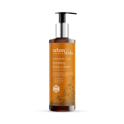 Urban Veda Soothing Sandalwood Body Lotion, Ayurvedic Moisturiser for Dry and Delicate Skin 250ml