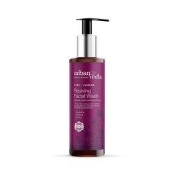Urban Veda Reviving Daily Facial Wash, Anti Ageing Rose Damask & Arjuna Cleanser for Mature Skin 150ml