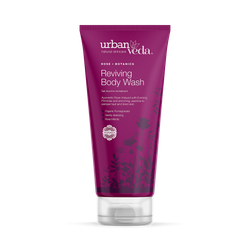 Urban Veda Reviving Firming Body Wash, Anti Ageing Rose Damask & Arjuna Daily Cleanser for Mature Skin 200ml