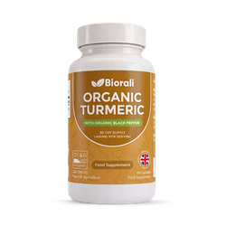 Biorali Organic Turmeric with Organic Black Pepper Capsules - 60 Capsules