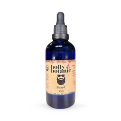 Holly Botanic Beard Oil | Natural, Vegan, Cruelty-Free | 100ml
