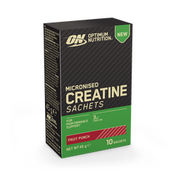 Optimum Nutrition Creatine Sachets Fruit Punch 10 Sachets