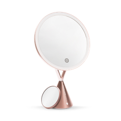 Rio HD Illuminated Makeup Mirror with compact magnifying mirror