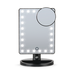 Rio 24 LED Makeup Mirror with mini removable 10X Magnifying Mirror