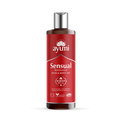Sensual Massage Oil with Sandalwood & Ylang Ylang – Bath & Body Oil for Massage, Relaxation & Romance