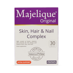 Majelique® Original Skin, Hair & Nail Complex with Biotin 5000µg, Vitamin C & Zinc 30 Capsules