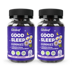 Careleaf Good Sleep Gummies Cherry Flavor 2 x 60 Gummies