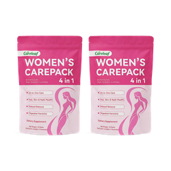 Careleaf Sugar Free  Women's Carepack 4 in 1 Mixed Flavors 4Gummies × 30 Packs