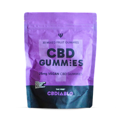 CBDIABLO 25mg vegan CBD gummies