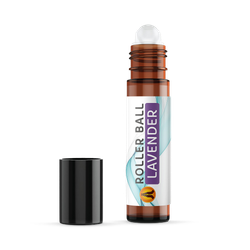 Lavender - Roller Ball Pulse Point - Aromatherapy Roll On Essential Oil - 10ml
