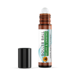 Relax & Unwind - Roller Ball Pulse Point - Aromatherapy Roll On Essential Oil - 10ml