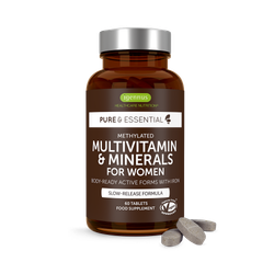 High-Absorption Methylated Multivitamin & Minerals for Women with Iron, 60 Tablets