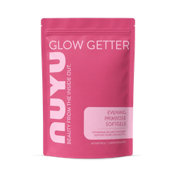 NUYU Evening Primrose Oil 1000mg Cold-Pressed with GLA 60 Softgels
