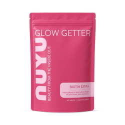 NUYU Biotin 10,000µg Extra Strength for Hair, Skin & Nails 60 Tablets