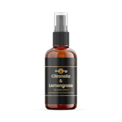 Citronella & Lemongrass Oil Pump Natural Repellent Body Spray - 100ml