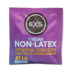 EXS Internal Condom Vegan Non-Latex with Lace Leg Loop