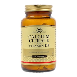 Solgar Calcium Citrate with Vitamin D3 60 Tablets