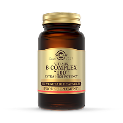 Solgar Vitamin B-Complex "100" Extra High Potency 100 Vegi Capsules