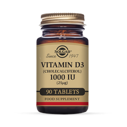 Solgar Vitamin D3 1000IU 90 Tablets