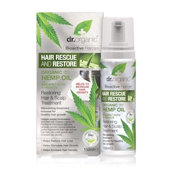 Dr Organic Hemp Oil Rescue & Restore Hair & Scalp Treatment 150ml