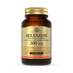 Solgar Selenium (Yeast-Free) 200µg 50 Tablets