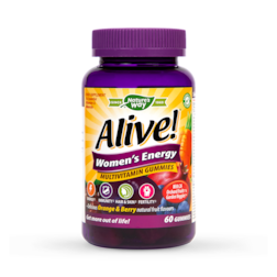 Nature's Way Alive! Womens Energy 60 Gummies