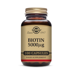Solgar Biotin 5000µg 100 Vegi Capsules