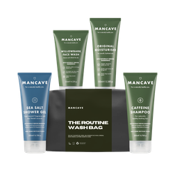 ManCave The Complete Routine Wash Bag Collection