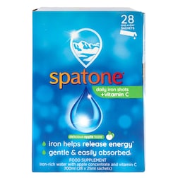 Spatone Apple Liquid Iron Supplement 28 x 25ml Sachets
