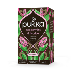 Pukka Peppermint & Licorice Tea 20 Tea Bags