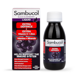 Sambucol Extra Defence Black Elderberry Liquid 120ml