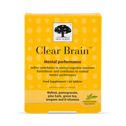 New Nordic Clear Brain 60 Tablets