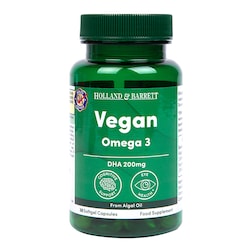 Holland & Barrett Vegan Omega 3 from Algal Oil 30 Softgel Capsules