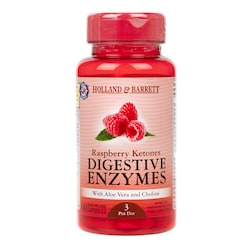 Holland & Barrett Raspberry Ketones Digestive Enzymes 60 Capsules
