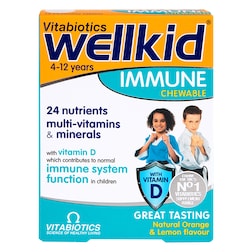 Vitabiotics Wellkid Immune 30 Chewables