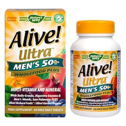 Nature's Way Alive! Men’s 50+ Ultra Multi Vitamins 60 Tablets