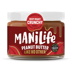 Manilife Deep Roast Crunchy Peanut Butter 275g