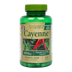 Nature's Garden Cayenne 100 Softgel Capsules 450mg