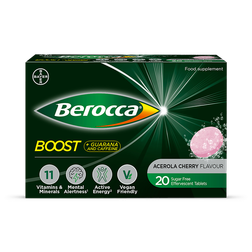 Berocca Acerola Cherry Flavour 20 Tablets