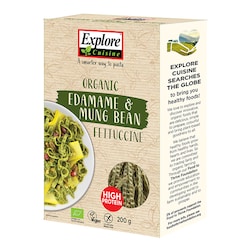 Explore Cuisine Organic Gluten Free Edamame & Mung Bean Fettuccine 200g